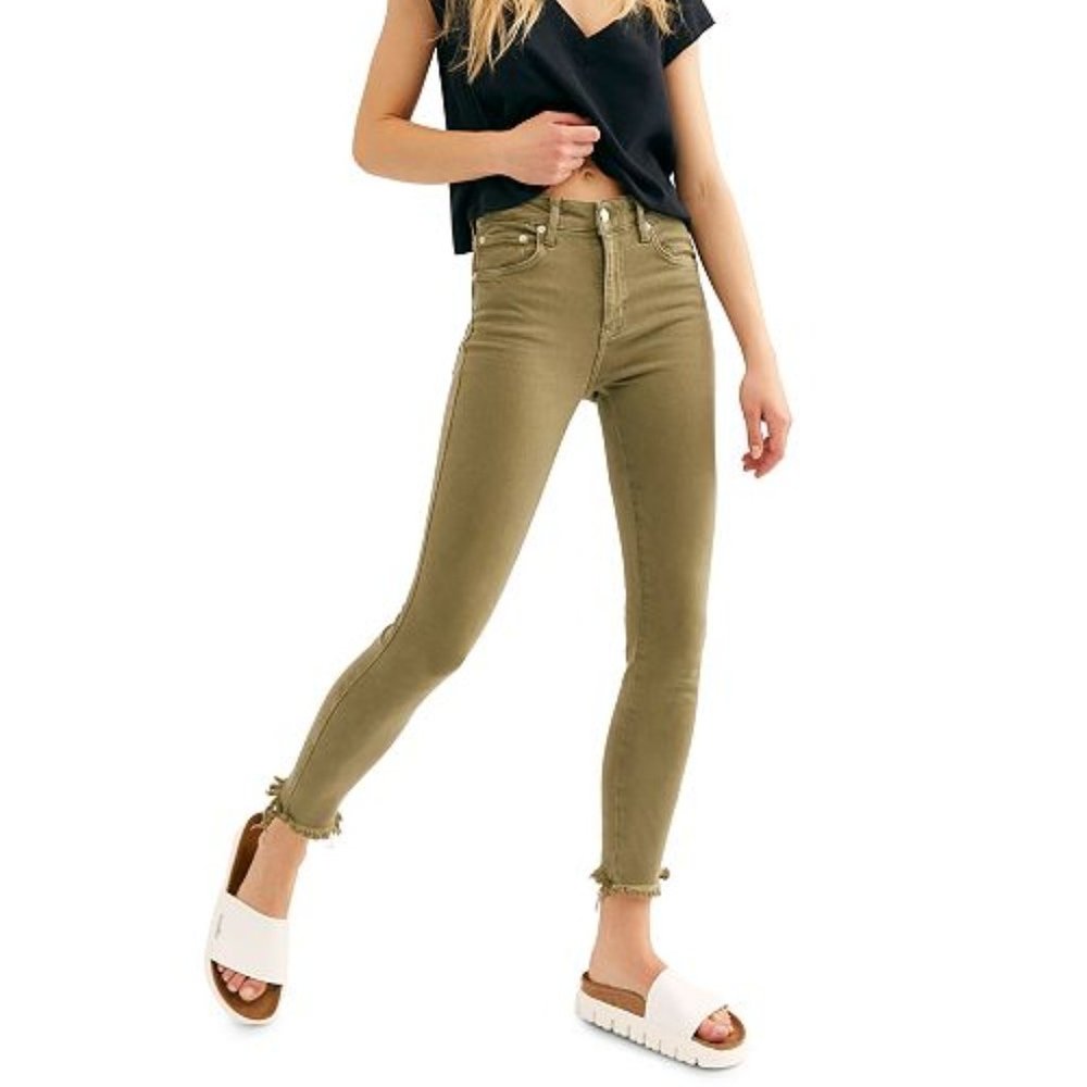 NWT Free People Raw High Rise Jegging